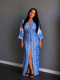 Robe Fleur Bleu