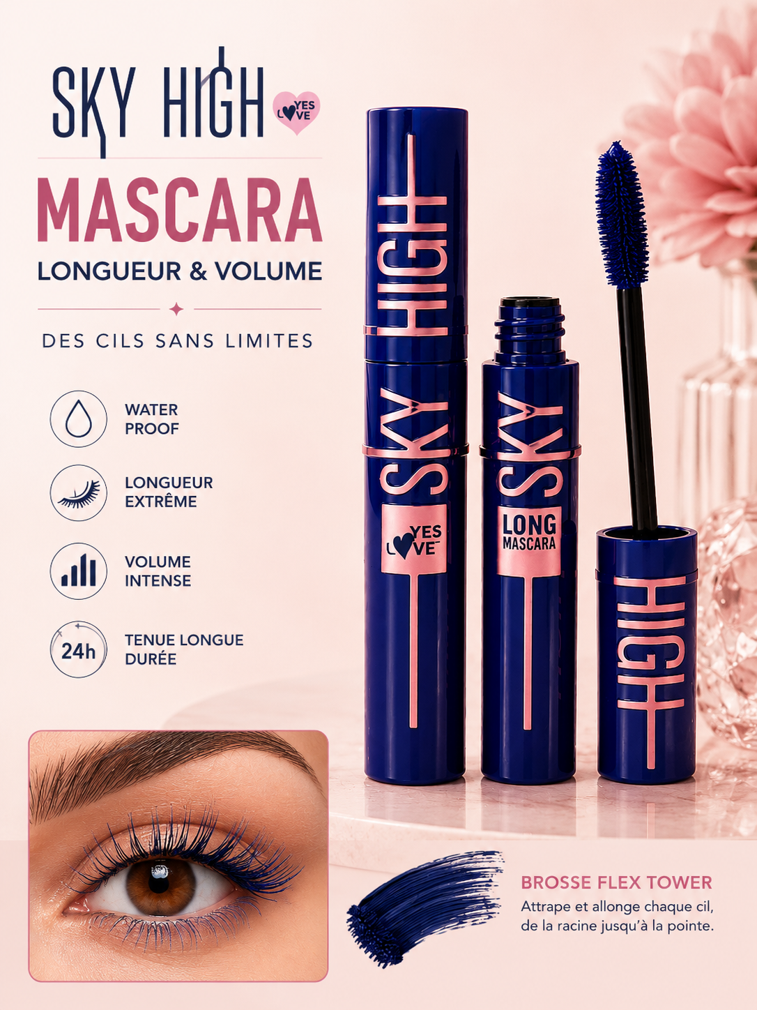 Mascara Bleu sky
