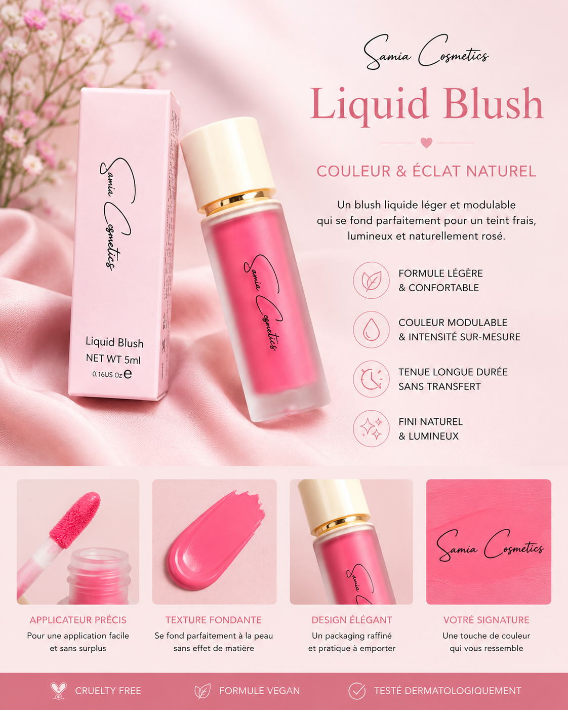 Blush Pink Samia Cosmetics