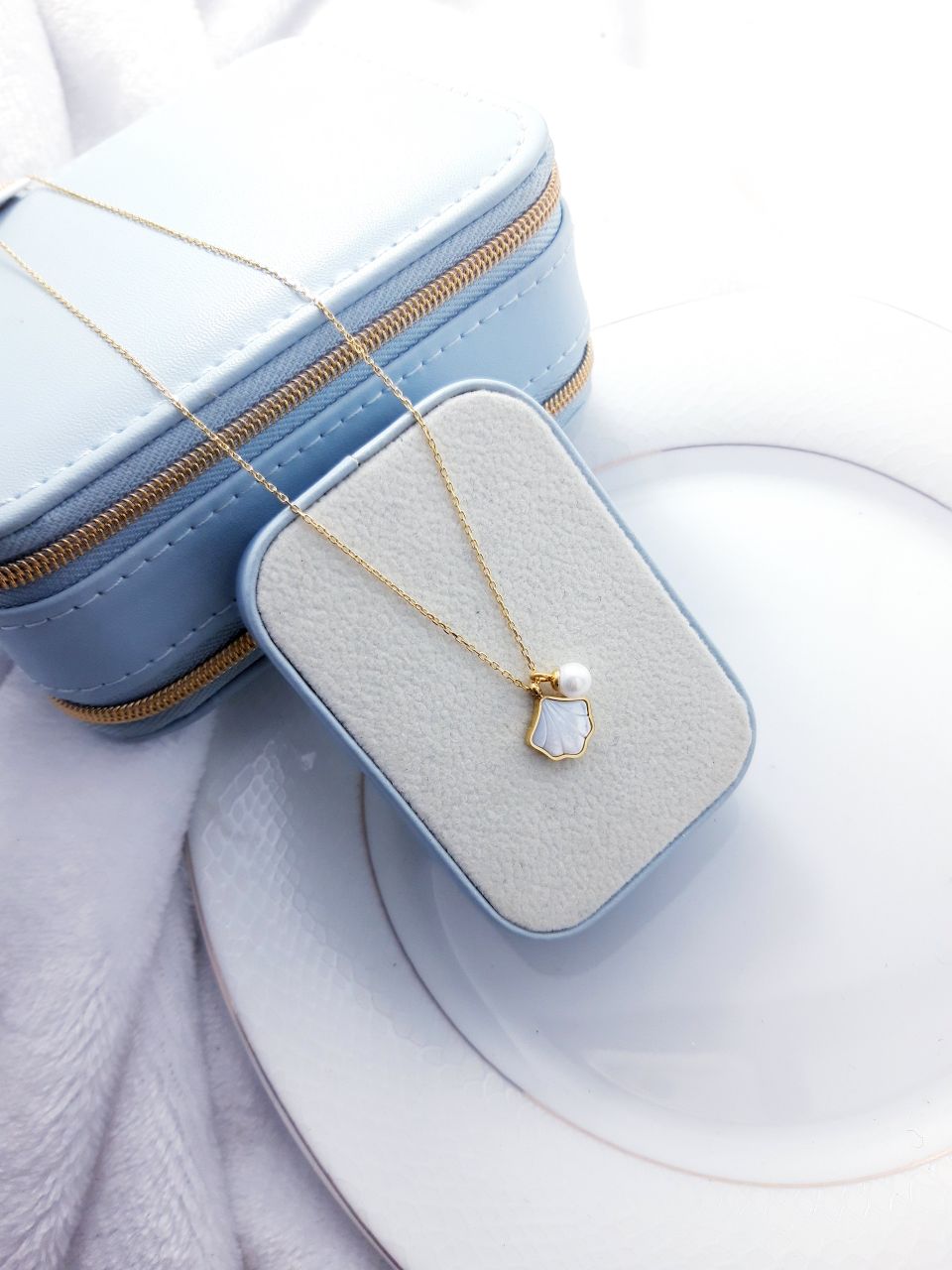 Collier Coquillage Perle